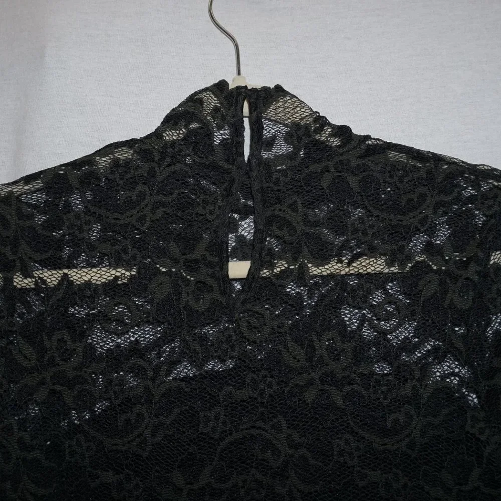 GANNI Flynn Lace Bodysuit size 34 US XS S  forest green  B-20 - Picture 7 of 9